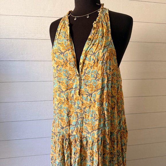 Spell and the Gypsy Collective Gold Delirium Dress Medium - Picture 4 of 9